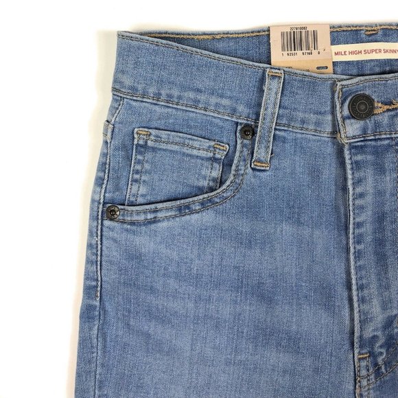 Levi's Mile High Rise Super Skinny Womens Jeans - Picture 5 of 12